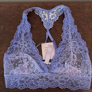 Savage X Fenty Lavender Lace Racerback Bralette